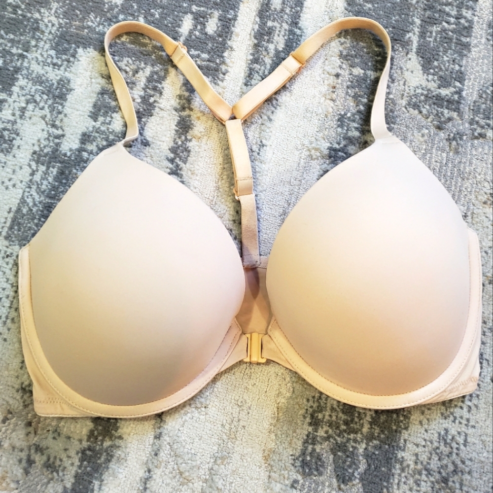 Pink Victoria Secret Bra 32DD Nude